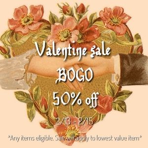 💌 Valentine BOGO 50% off sale !